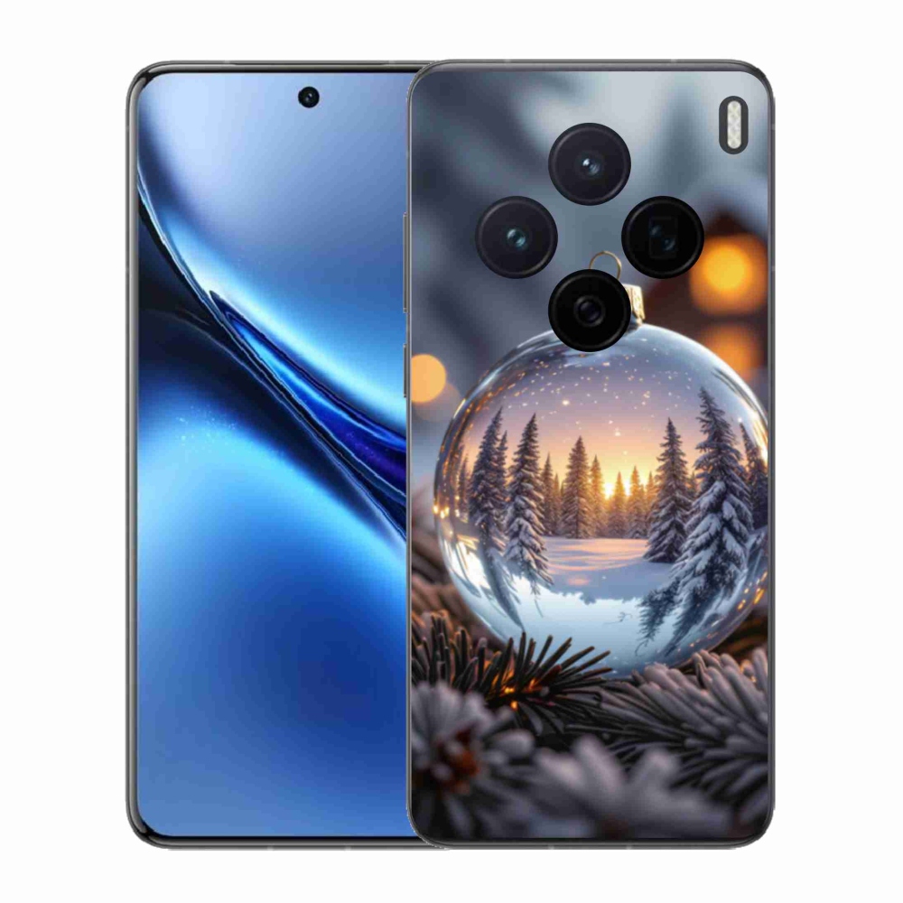 Gelový kryt mmCase na Vivo X200 5G - vánoční ozdoba