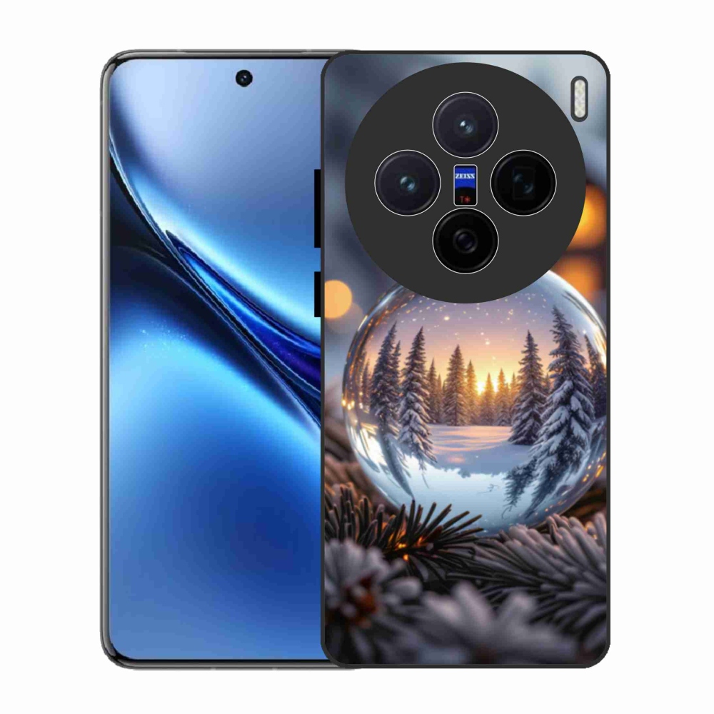 Gelový kryt mmCase na Vivo X200 5G - vánoční ozdoba