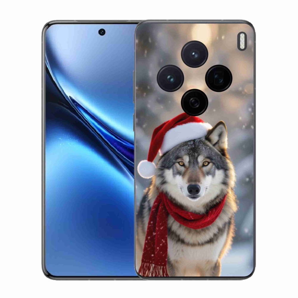 Gelový kryt mmCase na Vivo X200 5G - vánoční vlk