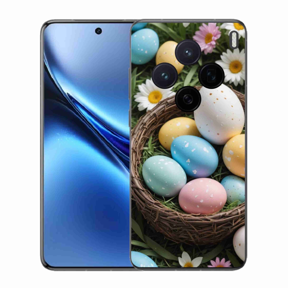Gelový kryt mmCase na Vivo X200 5G - velikonoční vajíčka 2