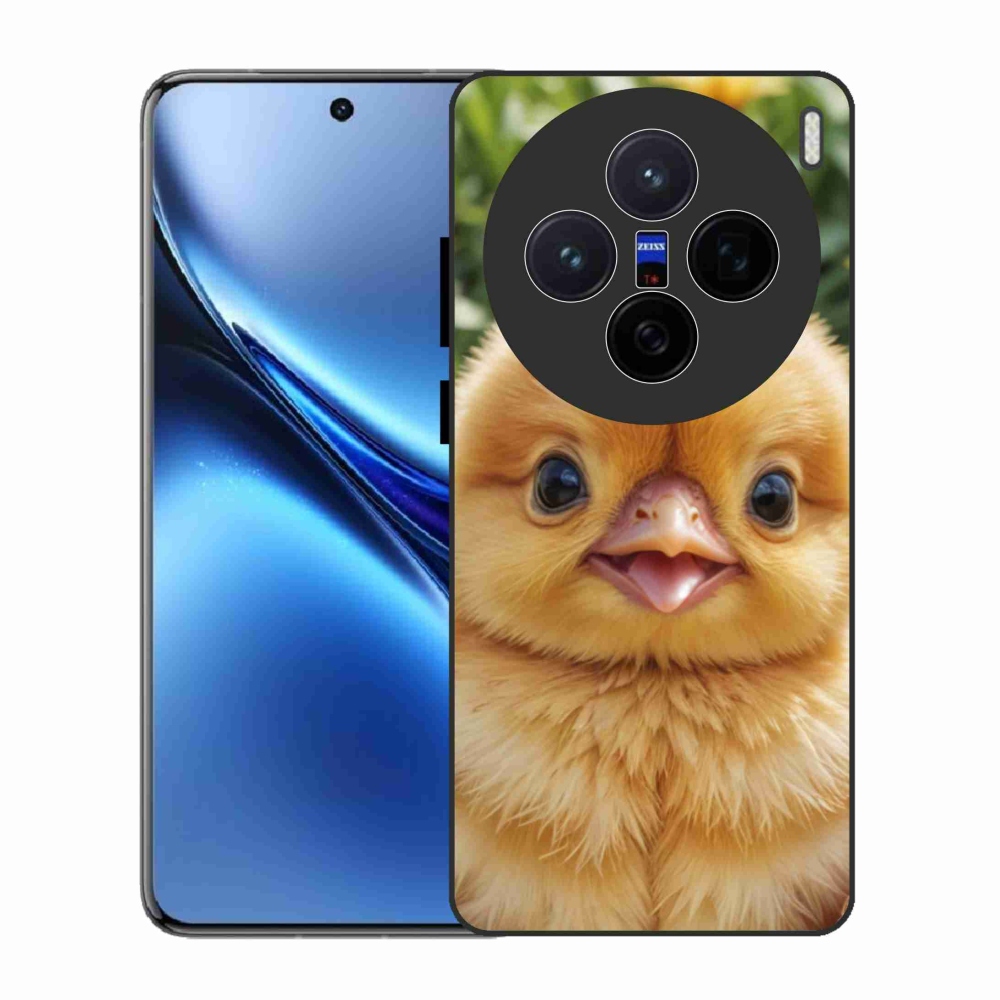 Gelový kryt mmCase na Vivo X200 5G - veselé kuřátko