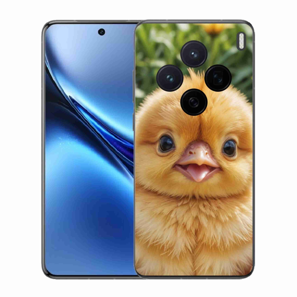 Gelový kryt mmCase na Vivo X200 5G - veselé kuřátko