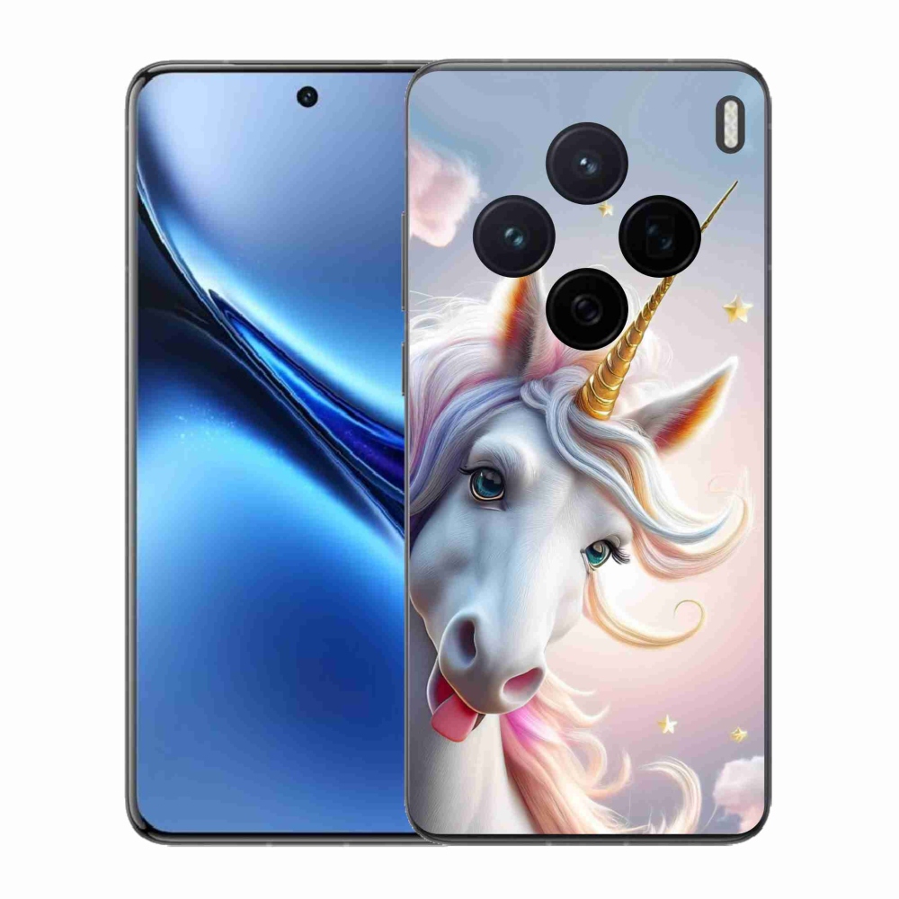 Gelový kryt mmCase na Vivo X200 5G - veselý jednorožec