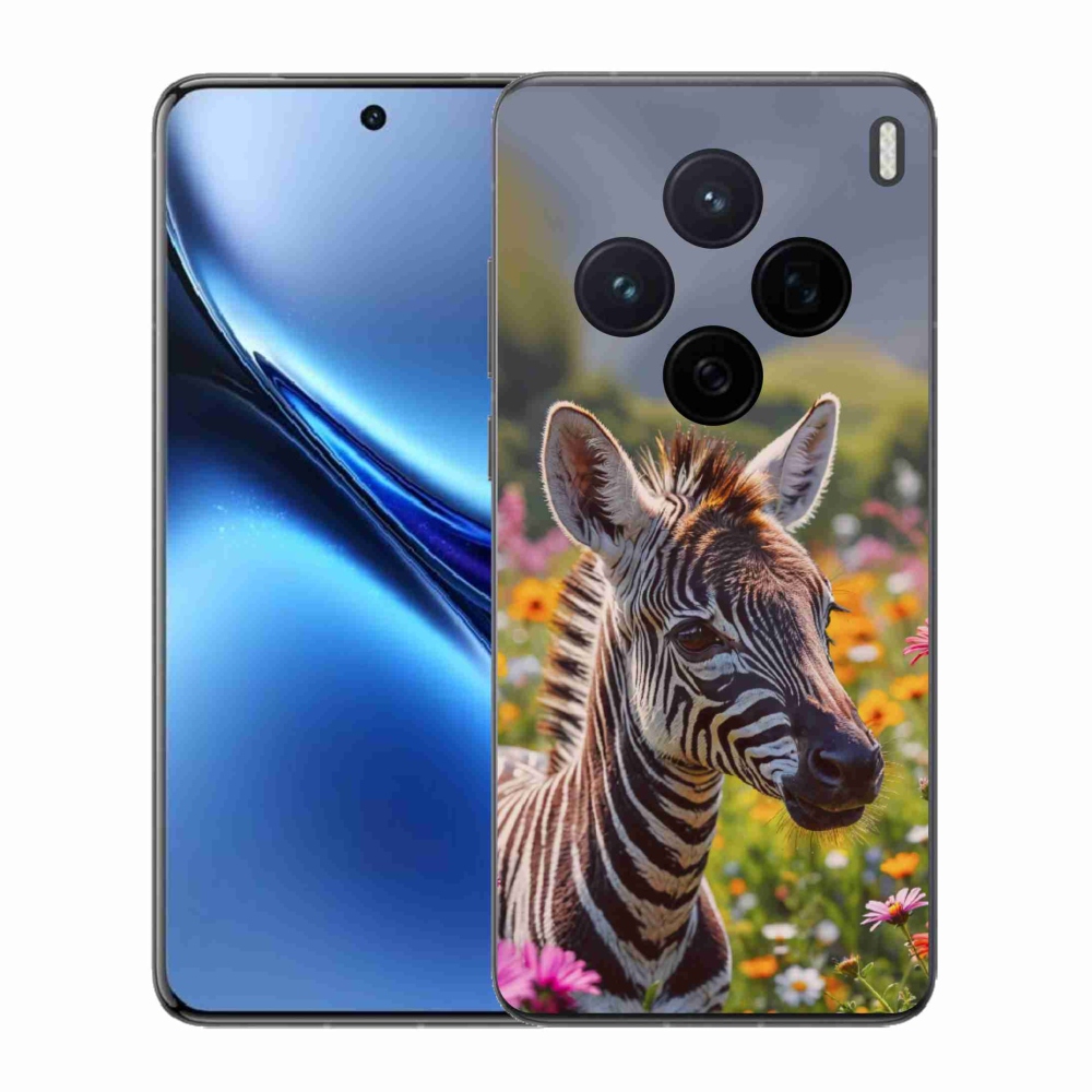 Gelový kryt mmCase na Vivo X200 5G - zebra na louce
