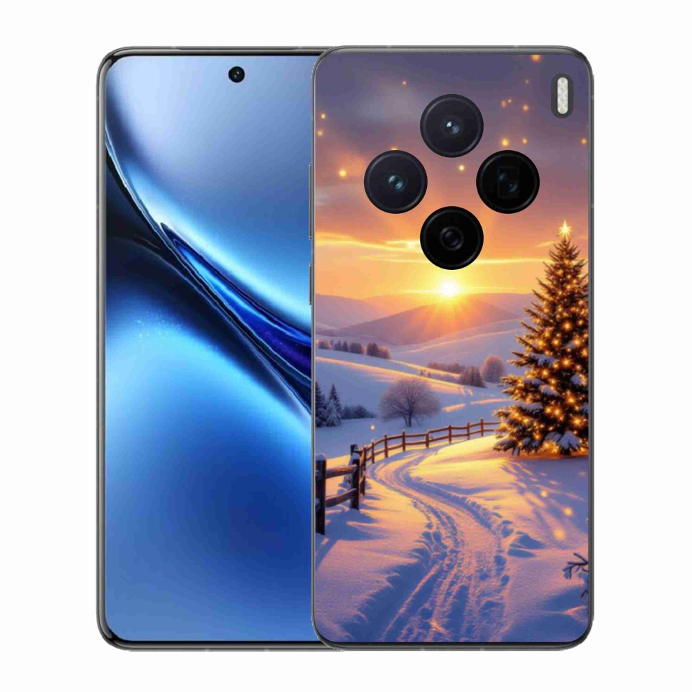 Gelový kryt mmCase na Vivo X200 5G - zimní krajina