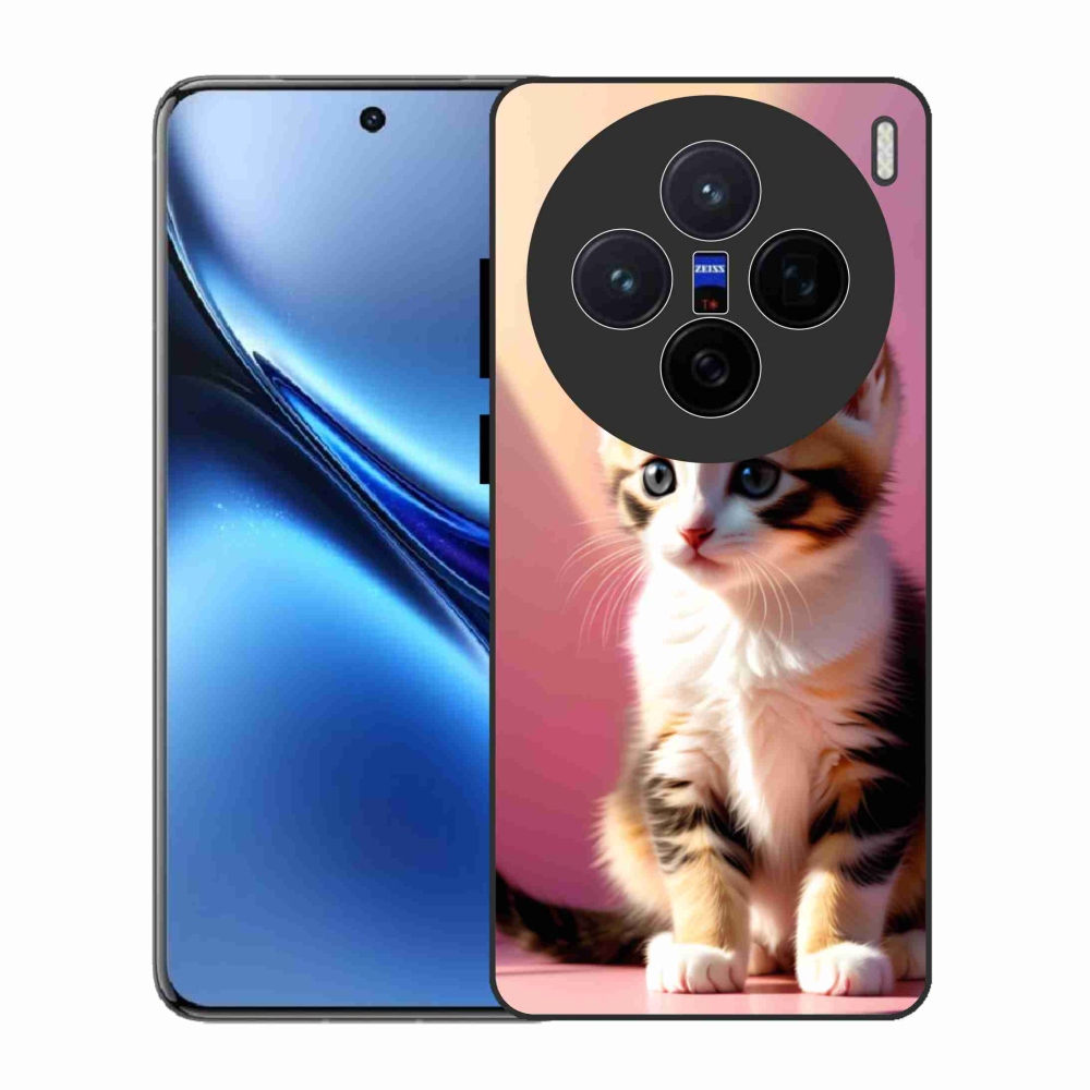 Gelový kryt mmCase na Vivo X200 5G - zvědavé kotě 2