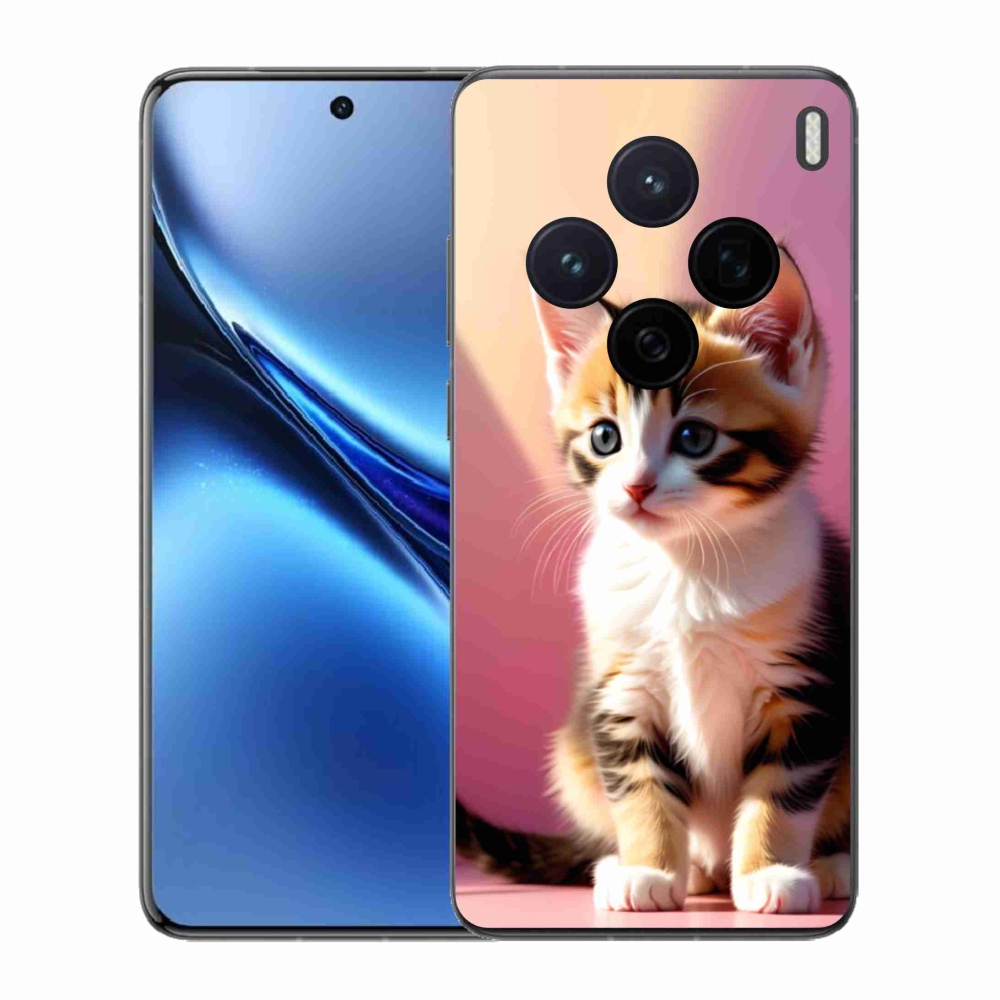 Gelový kryt mmCase na Vivo X200 5G - zvědavé kotě 2