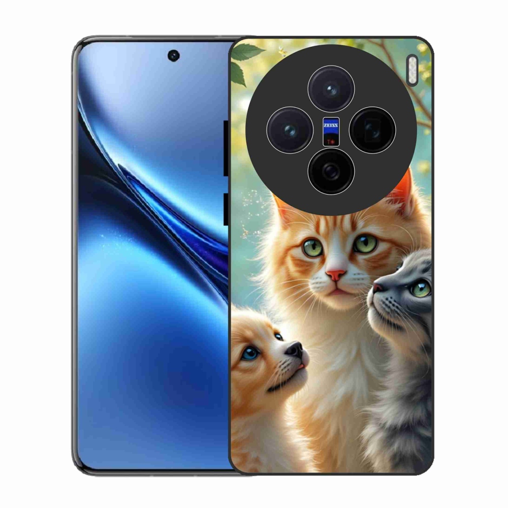 Gelový kryt mmCase na Vivo X200 5G - zvířecí přátelství 2