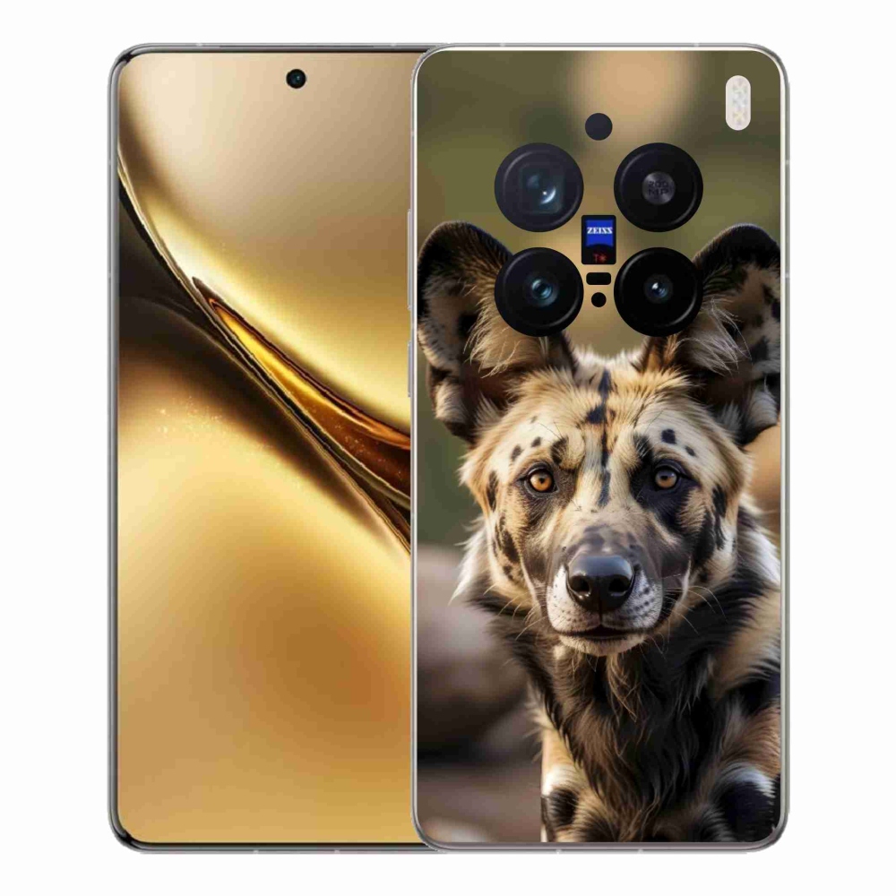 Gelový kryt mmCase na Vivo X200 Pro 5G - africký divoký pes