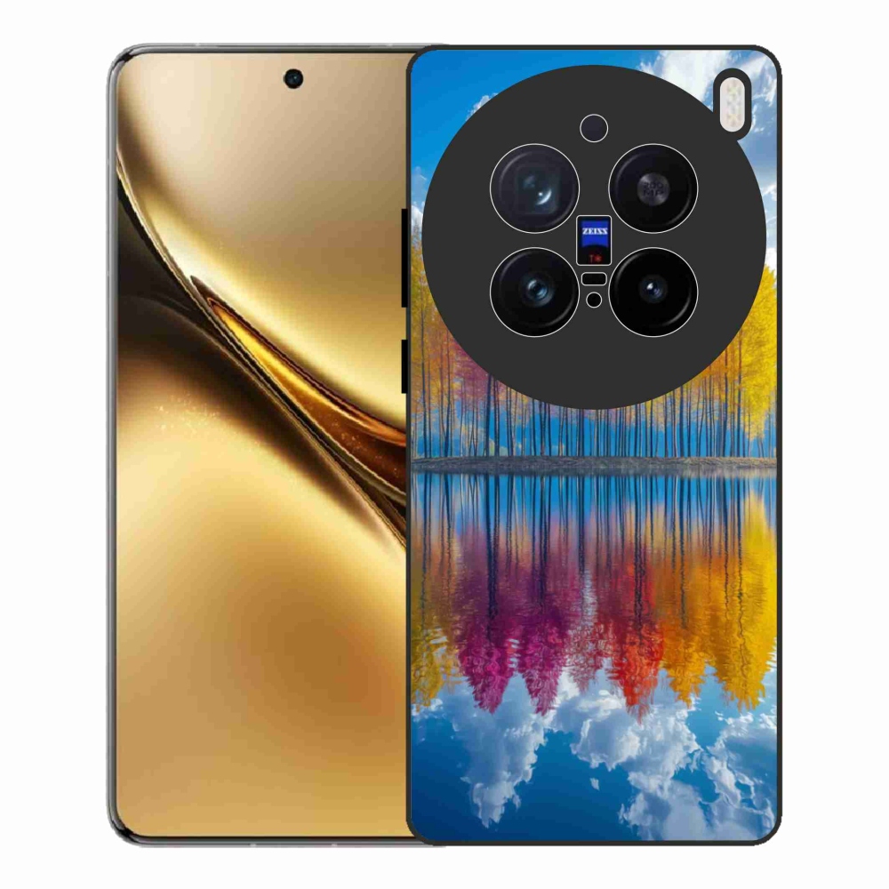 Gelový kryt mmCase na Vivo X200 Pro 5G - barevné stromy