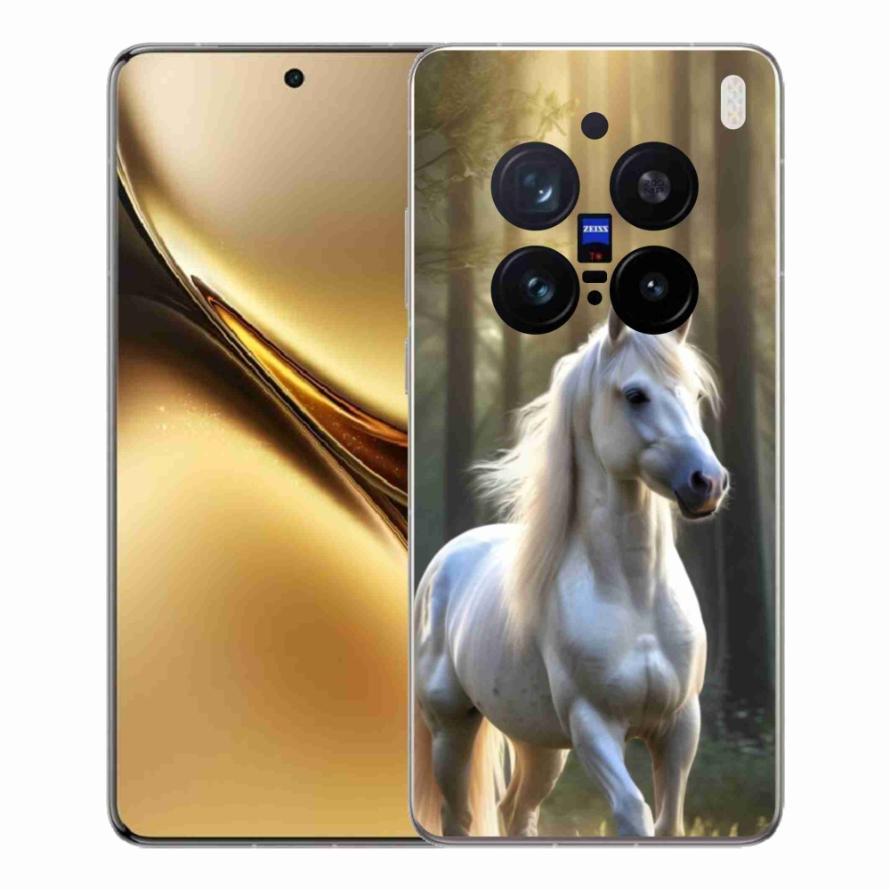 Gelový kryt mmCase na Vivo X200 Pro 5G - bílý kůň 3