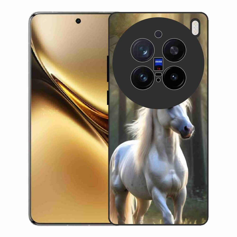 Gelový kryt mmCase na Vivo X200 Pro 5G - bílý kůň 3