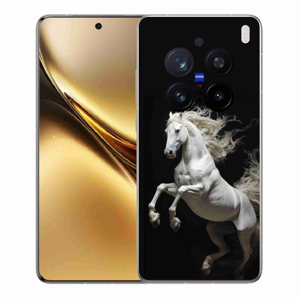 Gelový kryt mmCase na Vivo X200 Pro 5G - bílý kůň 4