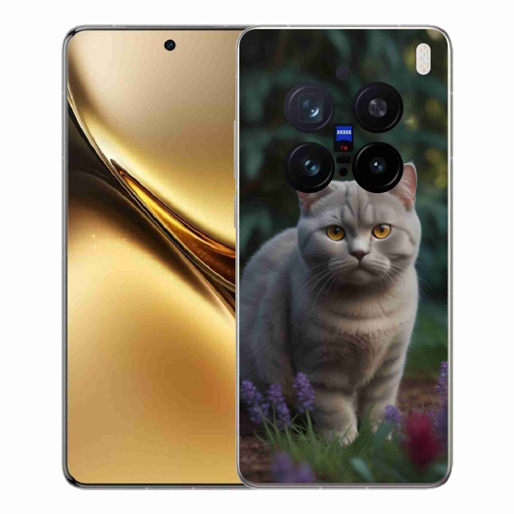 Gelový kryt mmCase na Vivo X200 Pro 5G - britská kočka