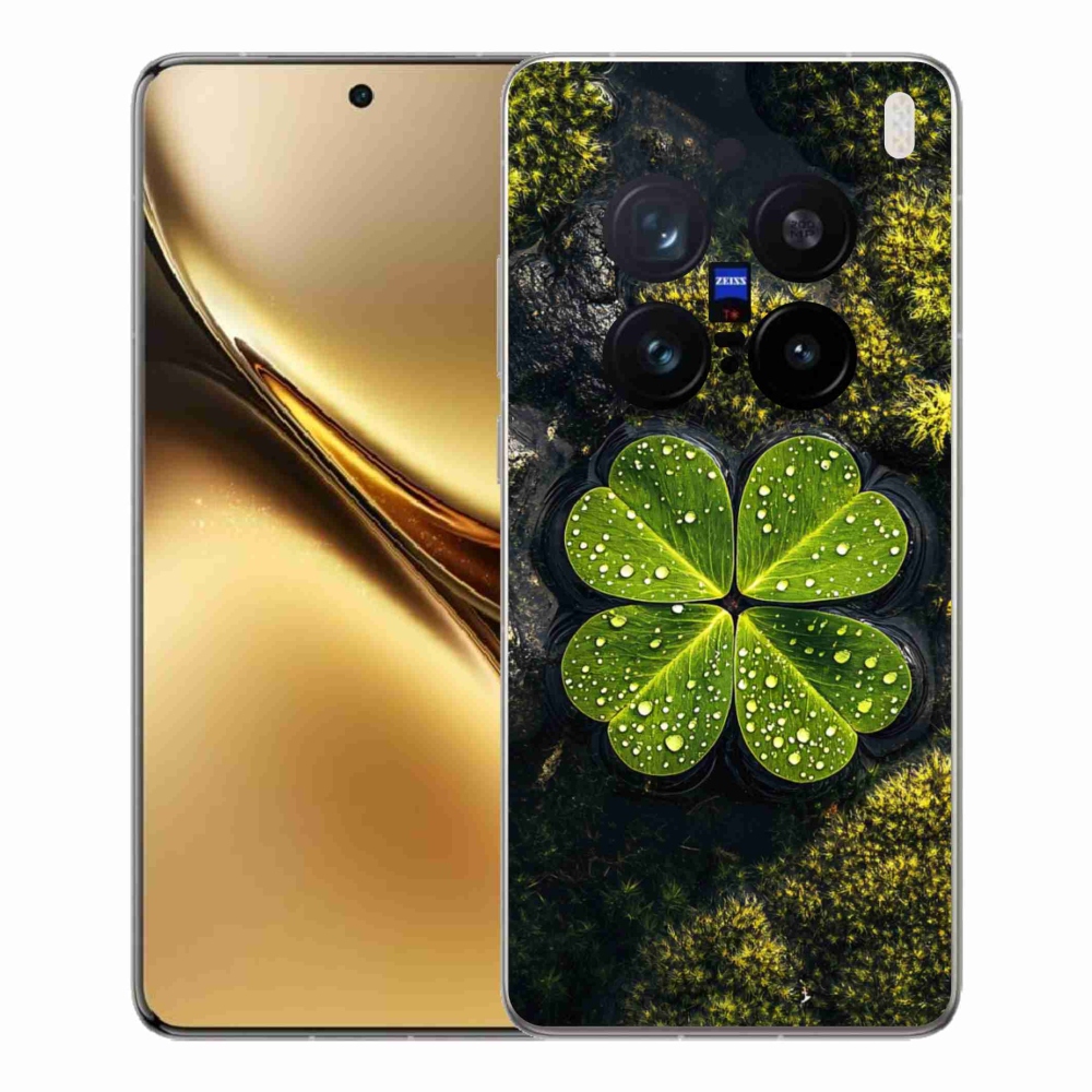 Gelový kryt mmCase na Vivo X200 Pro 5G - čtyřlístek