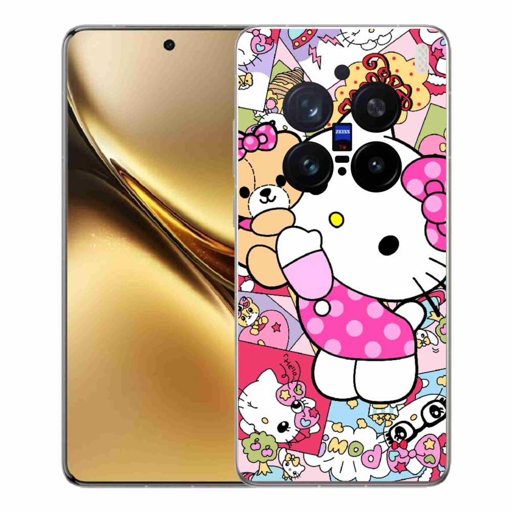 Gelový kryt mmCase na Vivo X200 Pro 5G - cute kitty