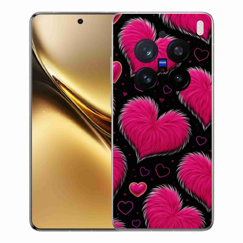 Gelový kryt mmCase na Vivo X200 Pro 5G - hebká srdce
