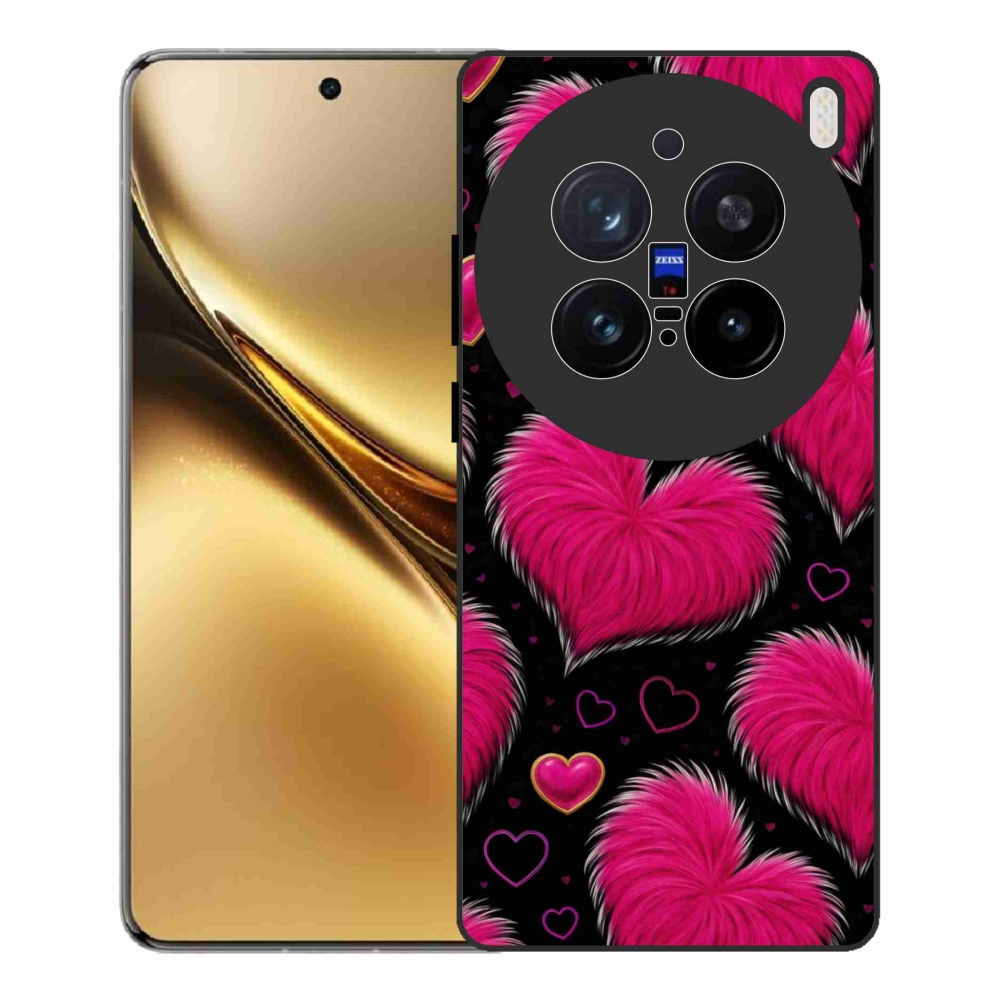 Gelový kryt mmCase na Vivo X200 Pro 5G - hebká srdce