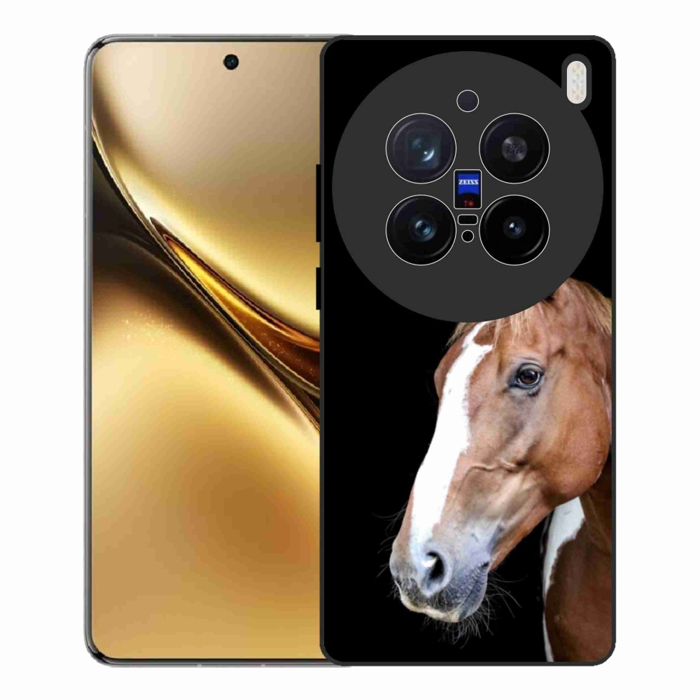 Gelový kryt mmCase na Vivo X200 Pro 5G - hnědý kůň 3