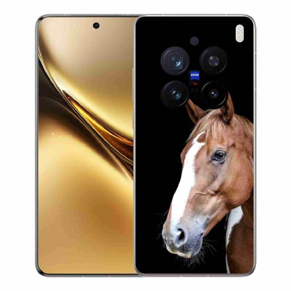 Gelový kryt mmCase na Vivo X200 Pro 5G - hnědý kůň 3