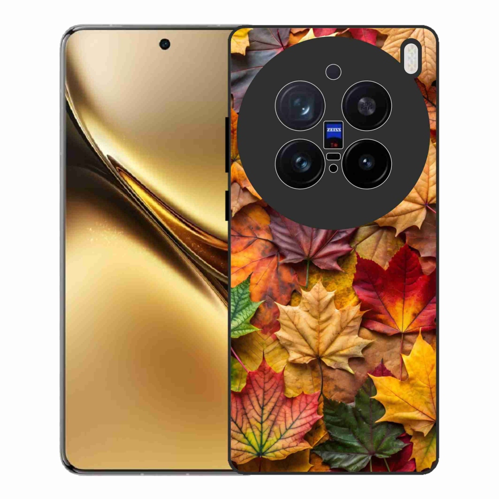 Gelový kryt mmCase na Vivo X200 Pro 5G - javorové listy 2