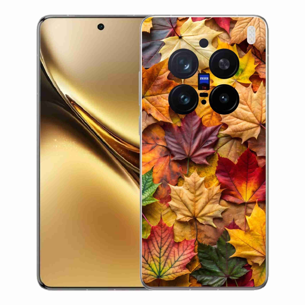 Gelový kryt mmCase na Vivo X200 Pro 5G - javorové listy 2