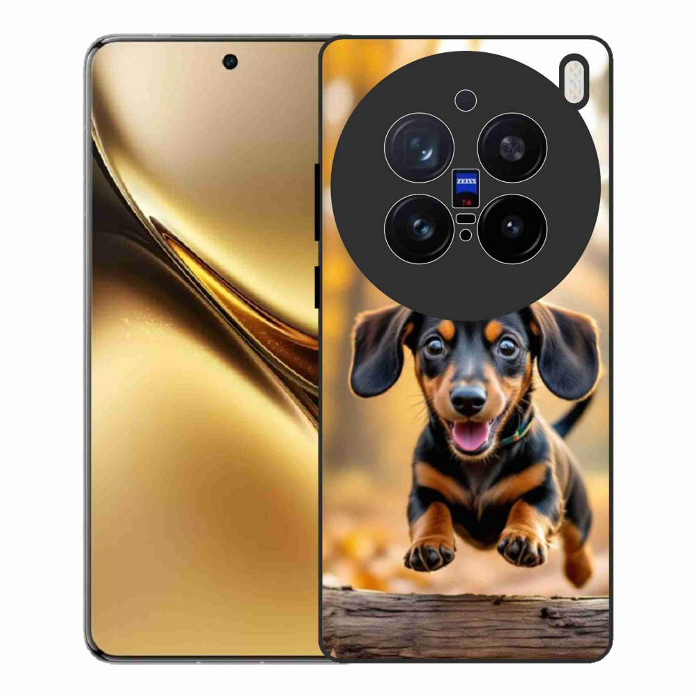 Gelový kryt mmCase na Vivo X200 Pro 5G - jezevčík 2