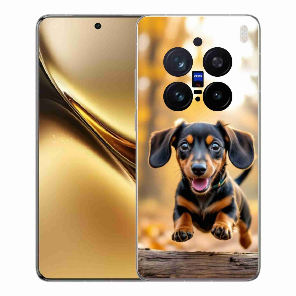 Gelový kryt mmCase na Vivo X200 Pro 5G - jezevčík 2