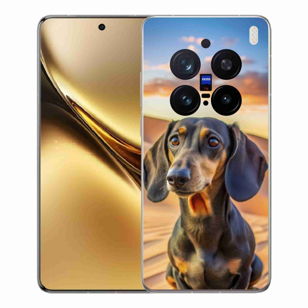 Gelový kryt mmCase na Vivo X200 Pro 5G - jezevčík 3 