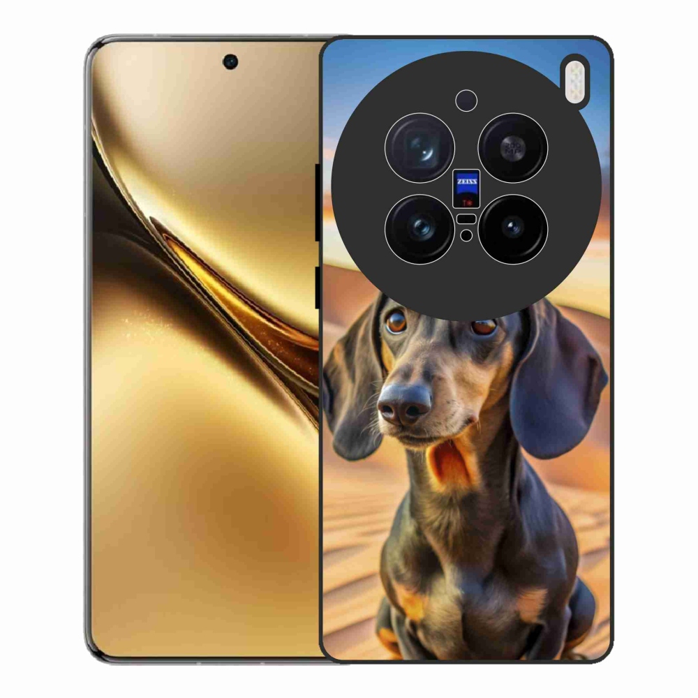 Gelový kryt mmCase na Vivo X200 Pro 5G - jezevčík 3 