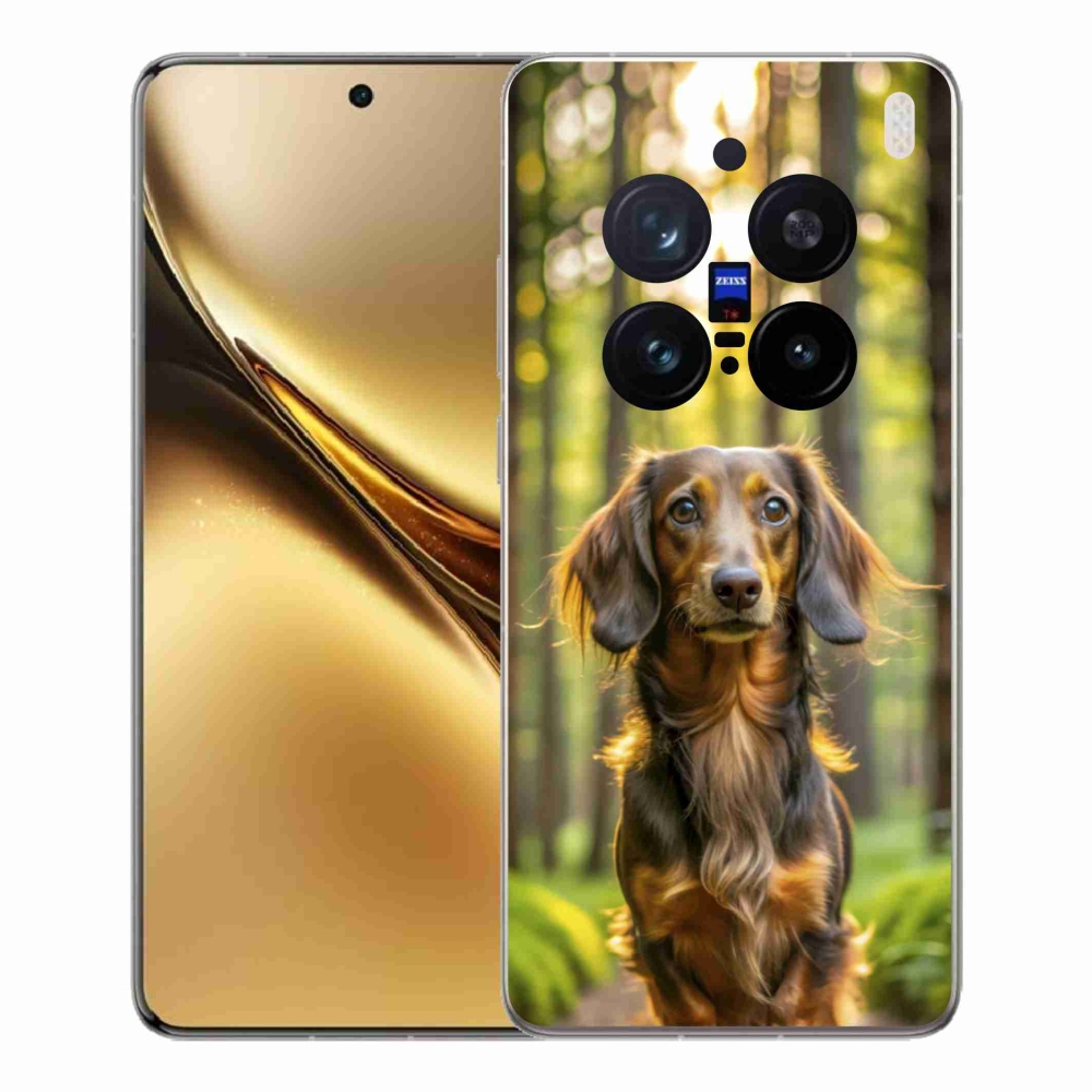 Gelový kryt mmCase na Vivo X200 Pro 5G - jezevčík 4