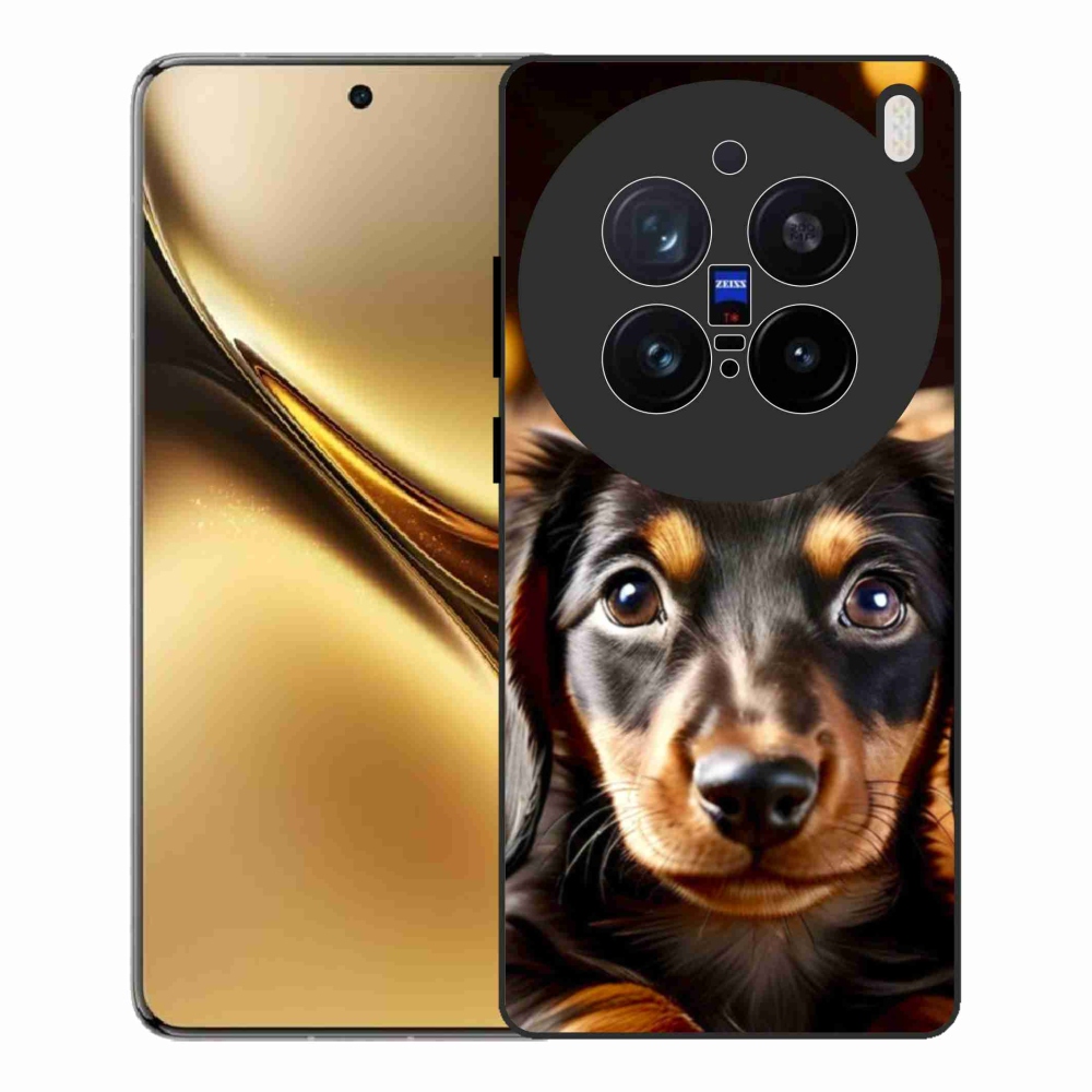 Gelový kryt mmCase na Vivo X200 Pro 5G - jezevčík