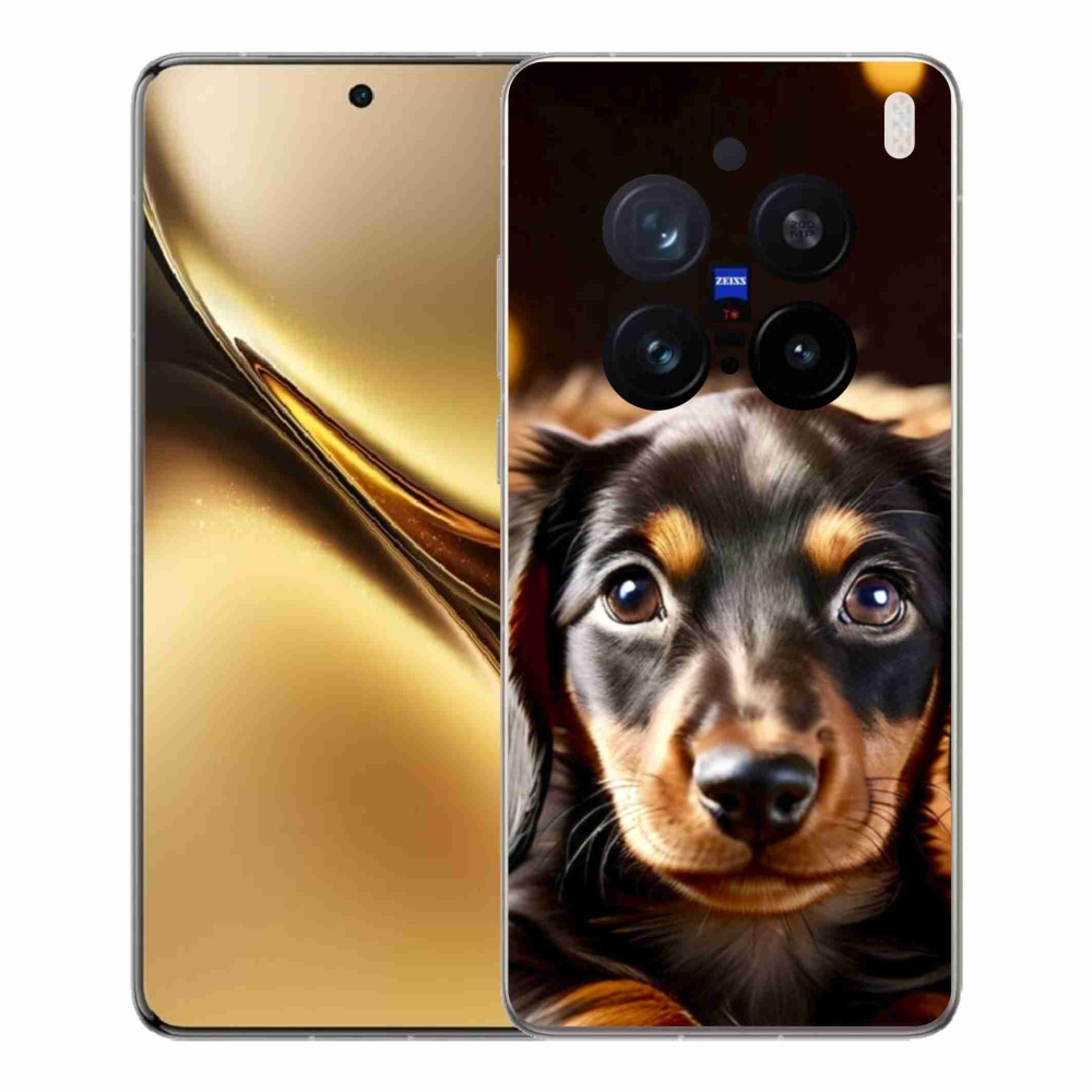 Gelový kryt mmCase na Vivo X200 Pro 5G - jezevčík