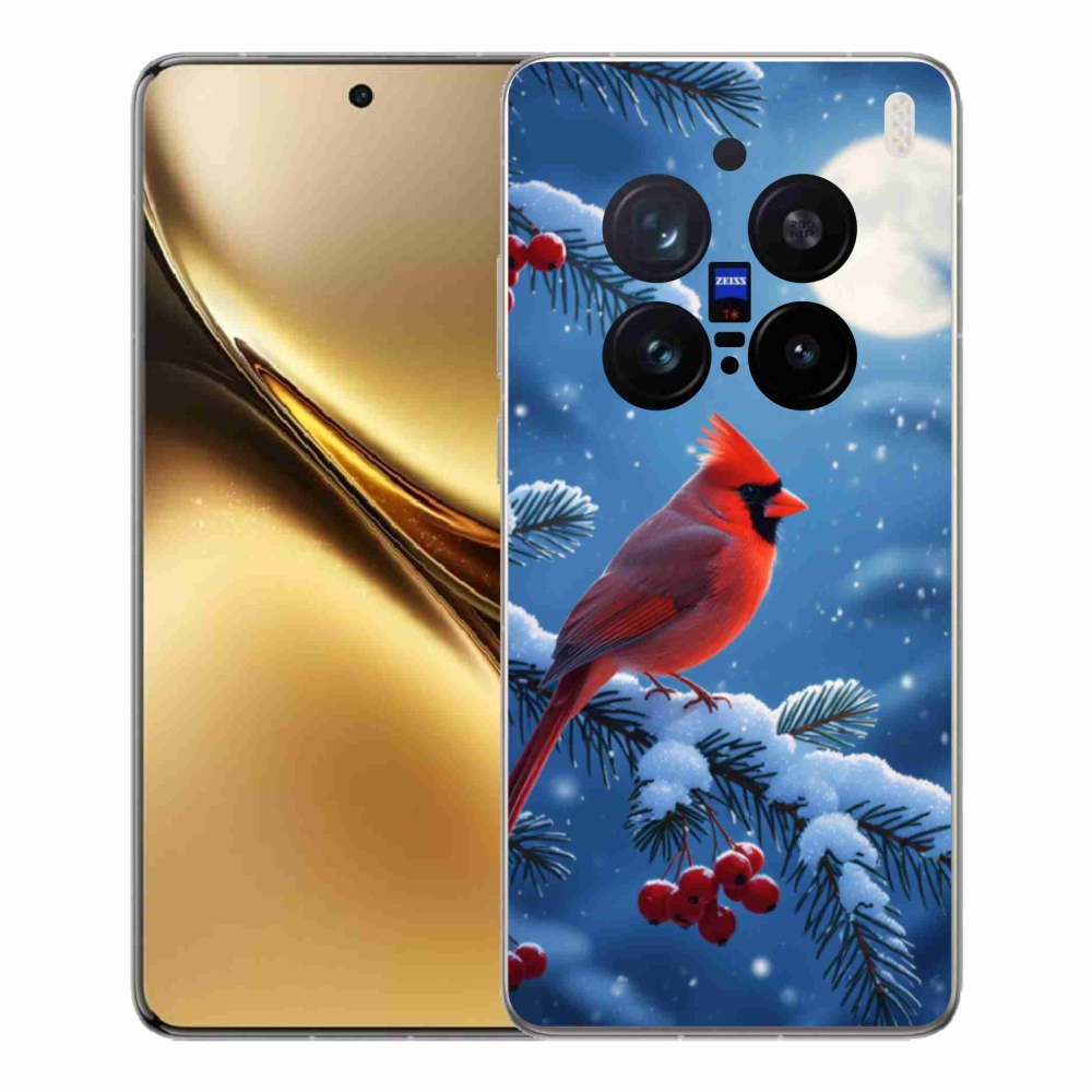 Gelový kryt mmCase na Vivo X200 Pro 5G - kardinál červený