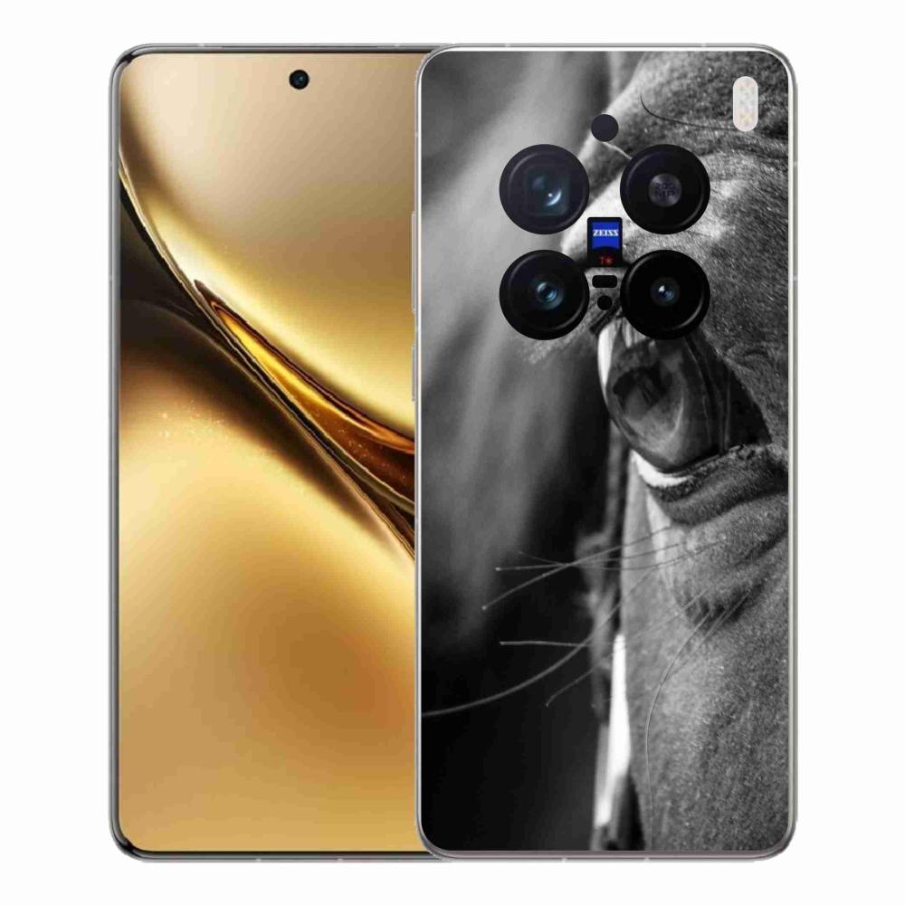 Gelový kryt mmCase na Vivo X200 Pro 5G - koňský pohled