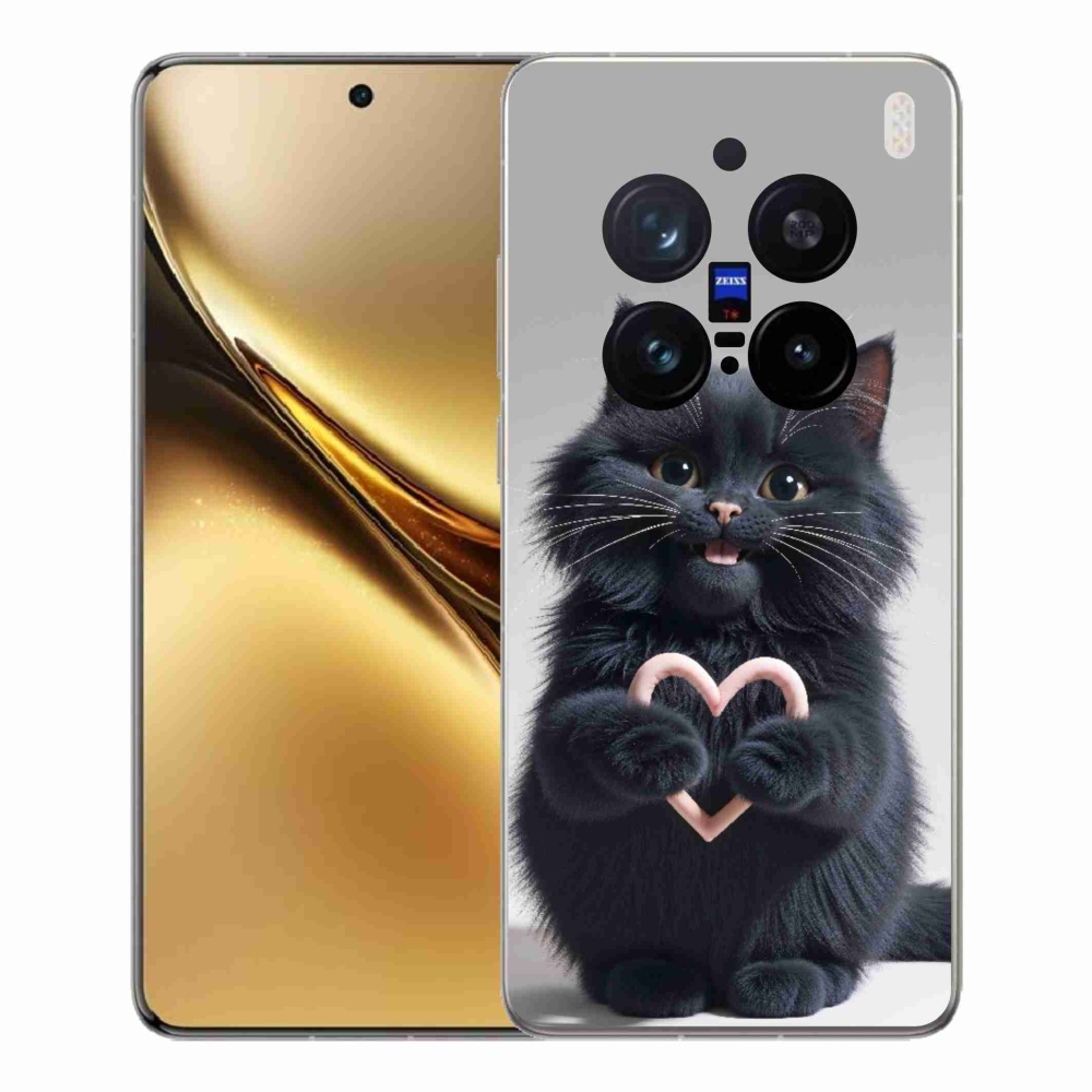 Gelový kryt mmCase na Vivo X200 Pro 5G - kočičí láska 3