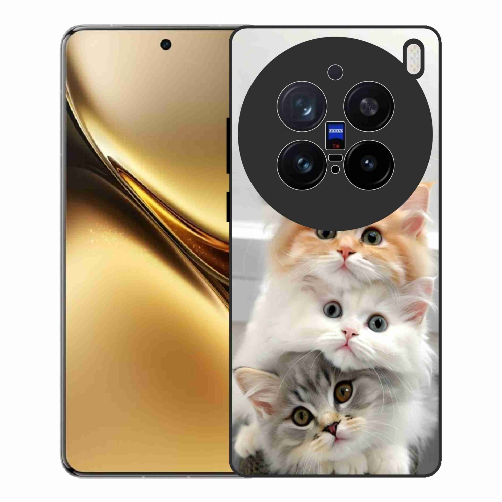 Gelový kryt mmCase na Vivo X200 Pro 5G - kočičí parta