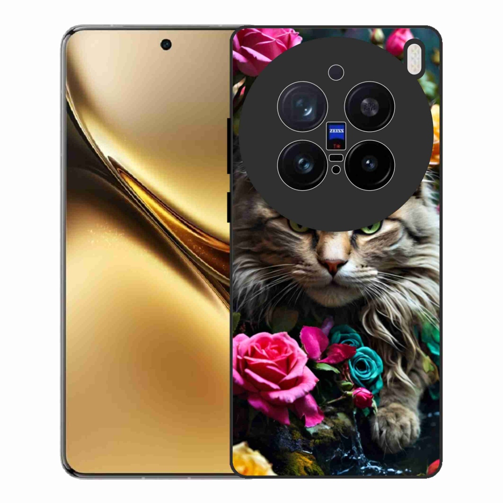 Gelový kryt mmCase na Vivo X200 Pro 5G - kočíčí pohled 2