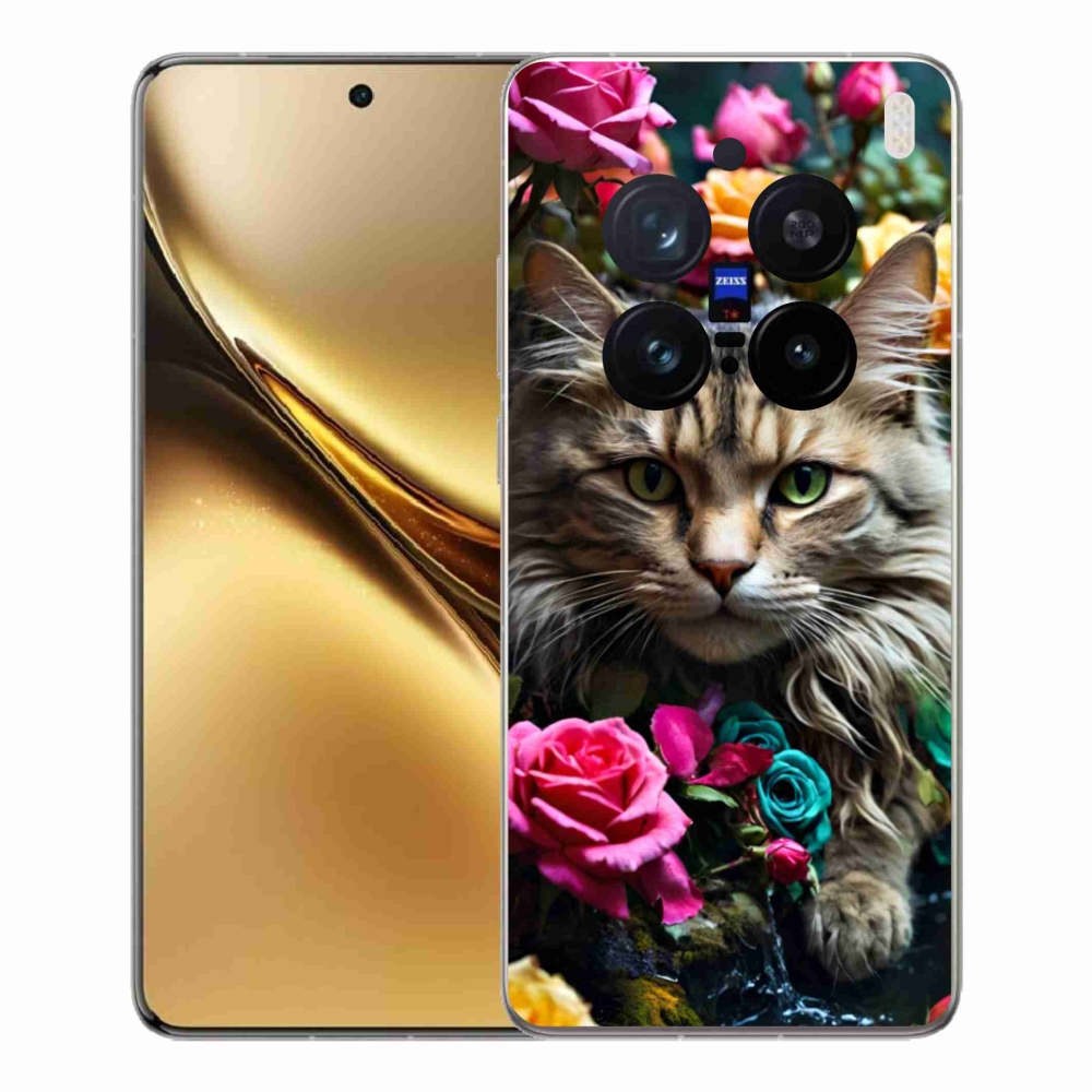 Gelový kryt mmCase na Vivo X200 Pro 5G - kočíčí pohled 2