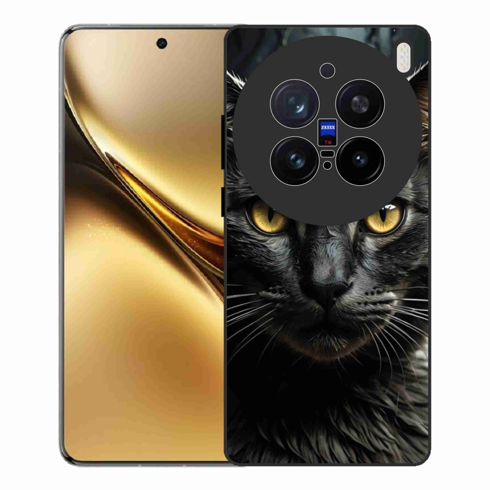 Gelový kryt mmCase na Vivo X200 Pro 5G - kočičí pohled 3