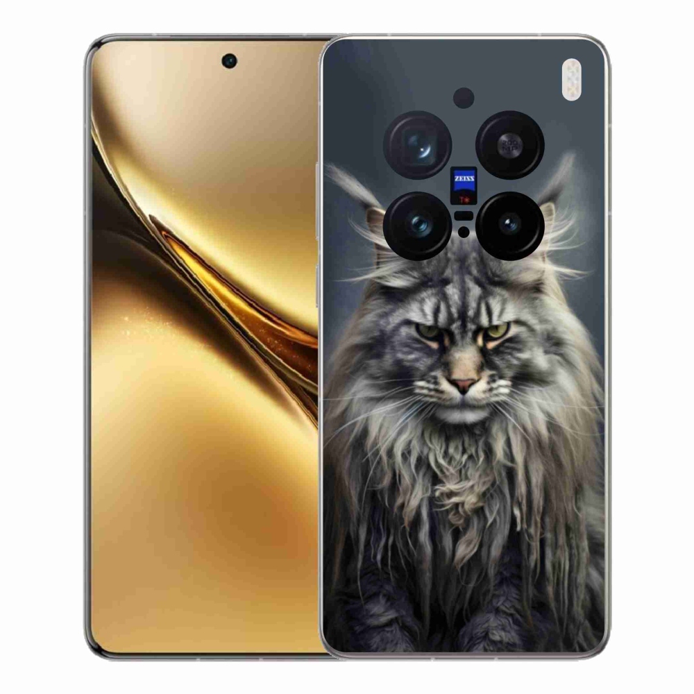 Gelový kryt mmCase na Vivo X200 Pro 5G - kočíčí pohled 4