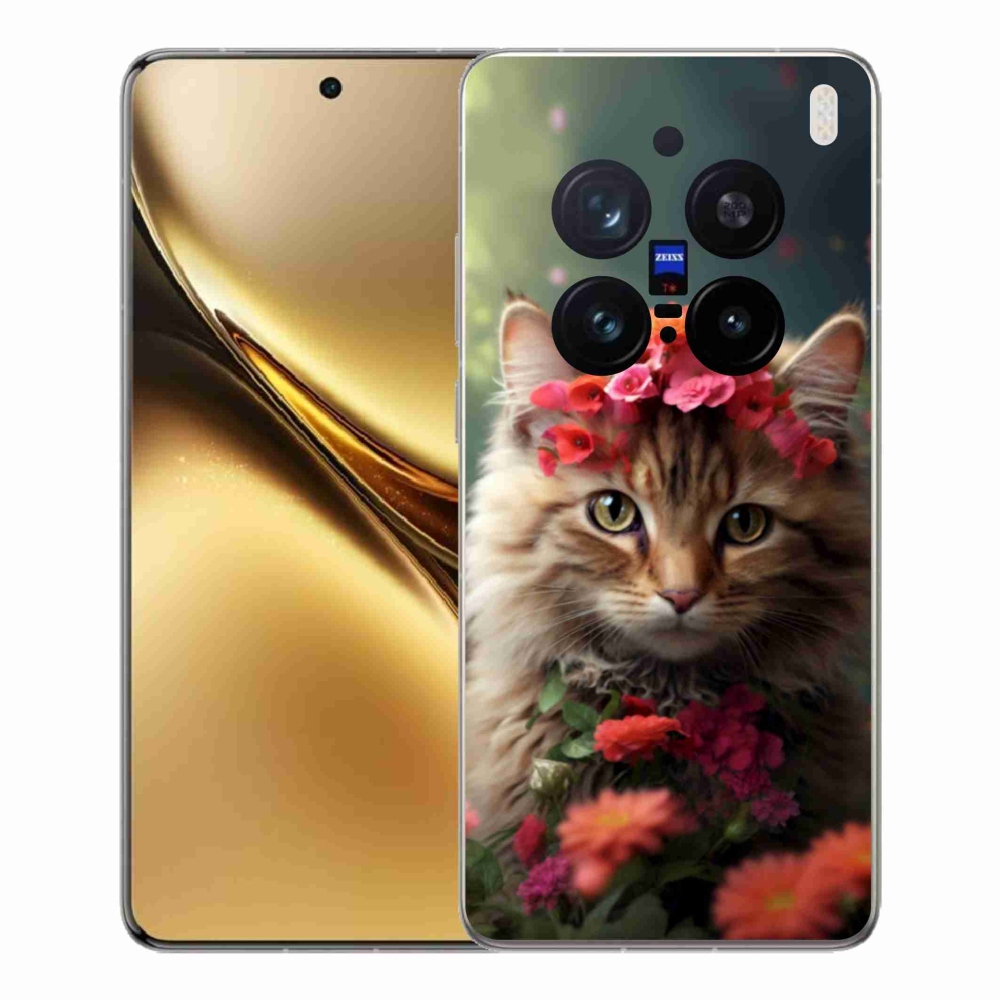 Gelový kryt mmCase na Vivo X200 Pro 5G - kočíčí princezna