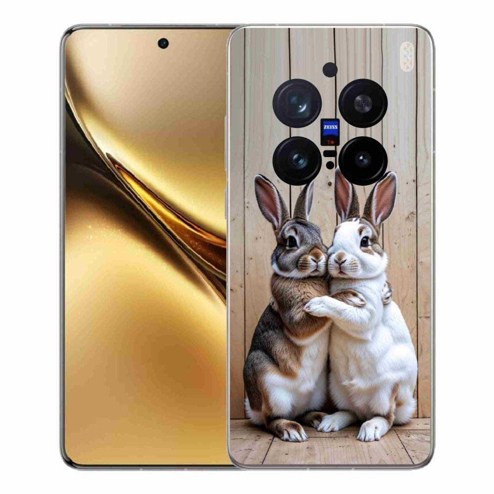 Gelový kryt mmCase na Vivo X200 Pro 5G - králičí pár