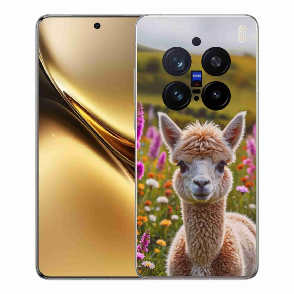 Gelový kryt mmCase na Vivo X200 Pro 5G - lama na louce