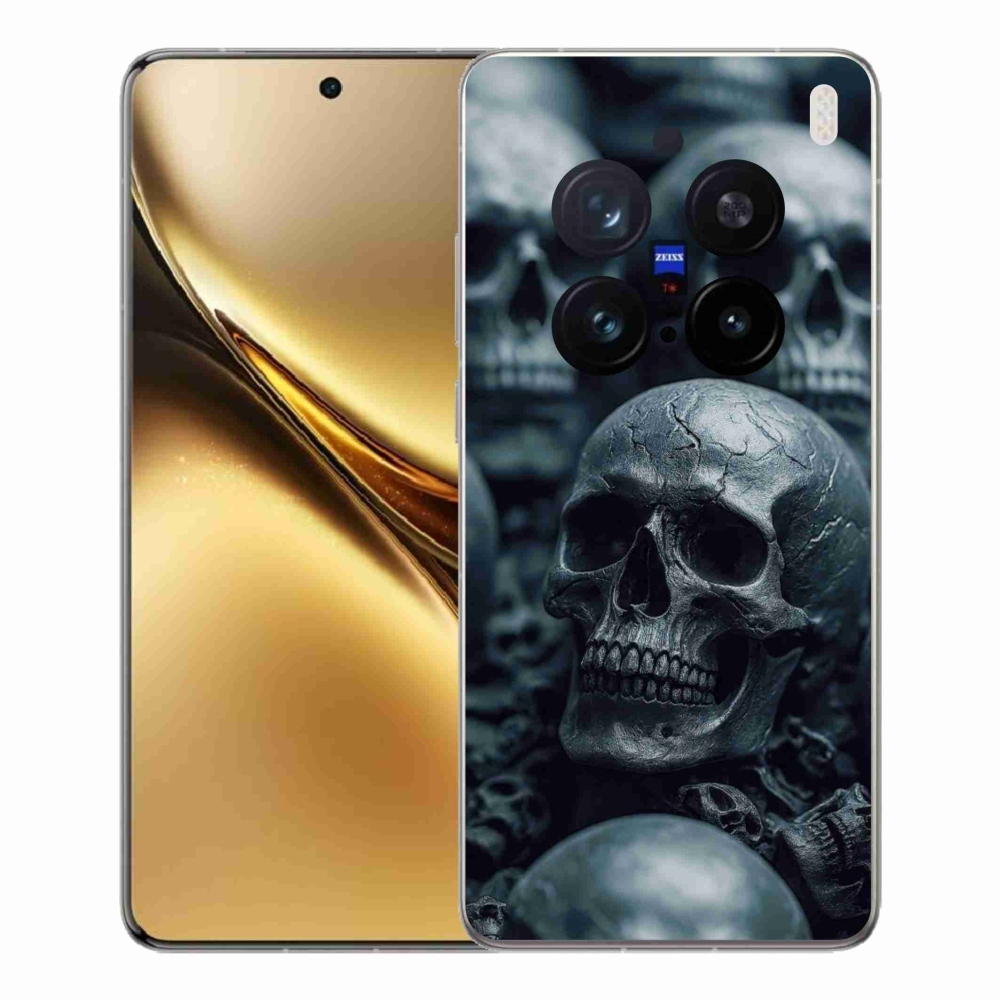 Gelový kryt mmCase na Vivo X200 Pro 5G - lebka 2