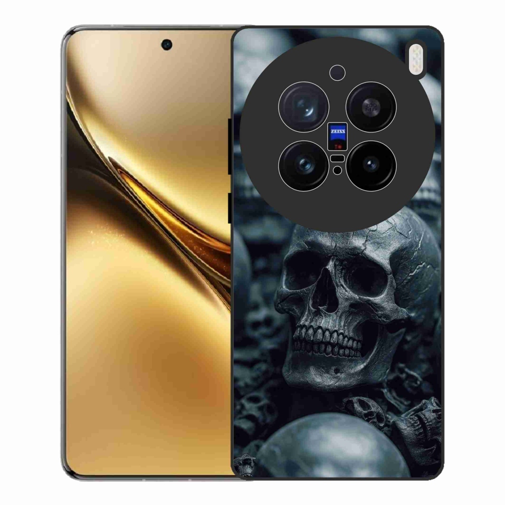 Gelový kryt mmCase na Vivo X200 Pro 5G - lebka 2