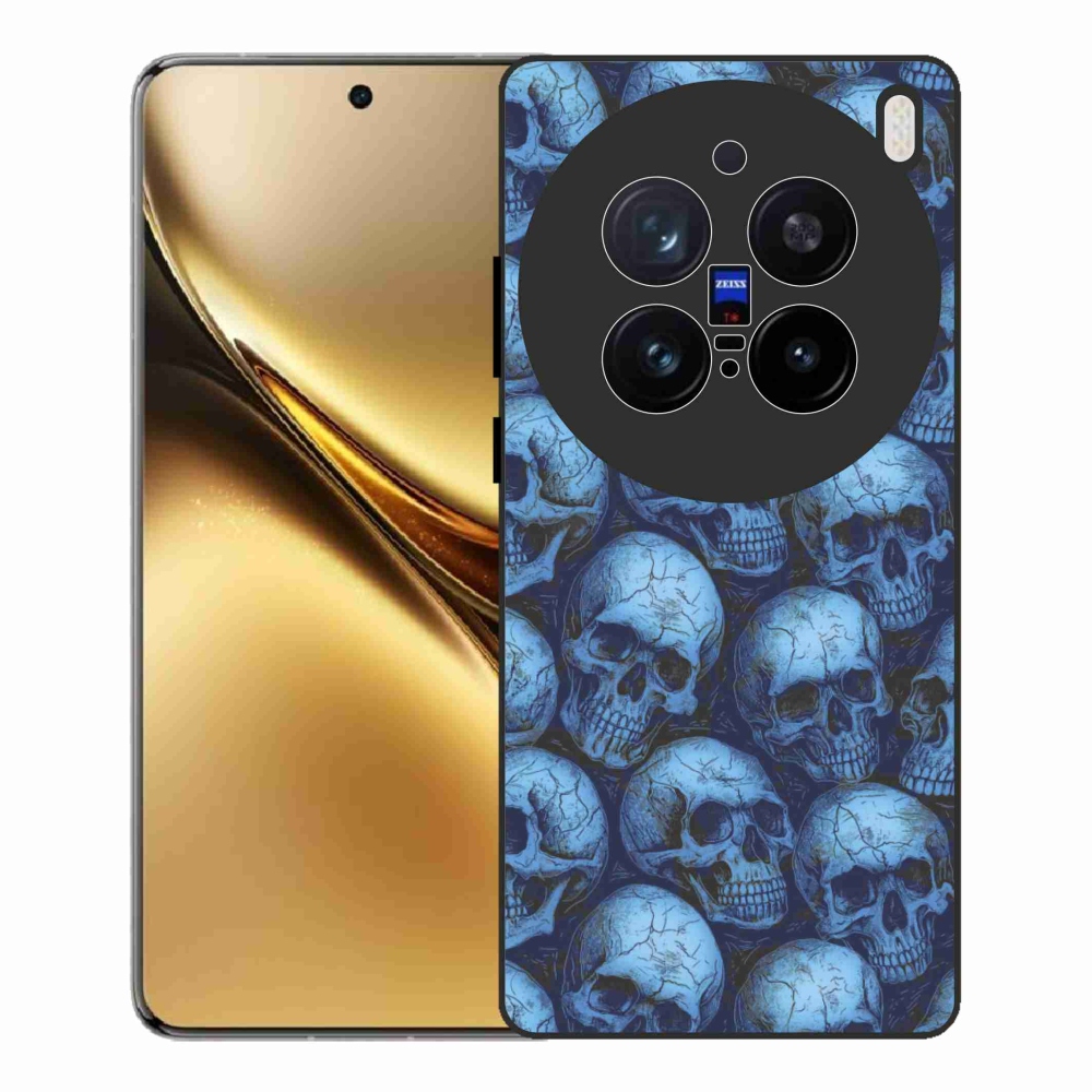 Gelový kryt mmCase na Vivo X200 Pro 5G - lebky