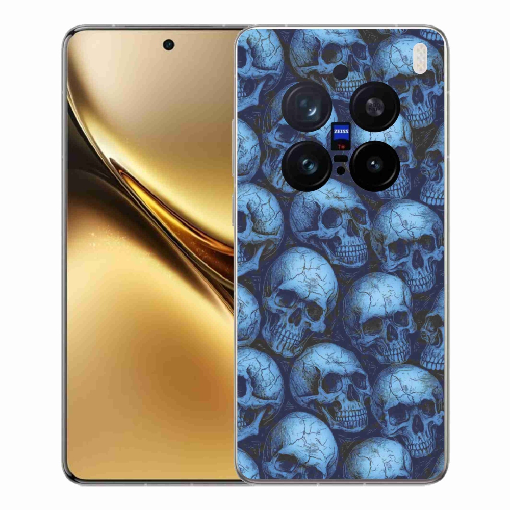 Gelový kryt mmCase na Vivo X200 Pro 5G - lebky