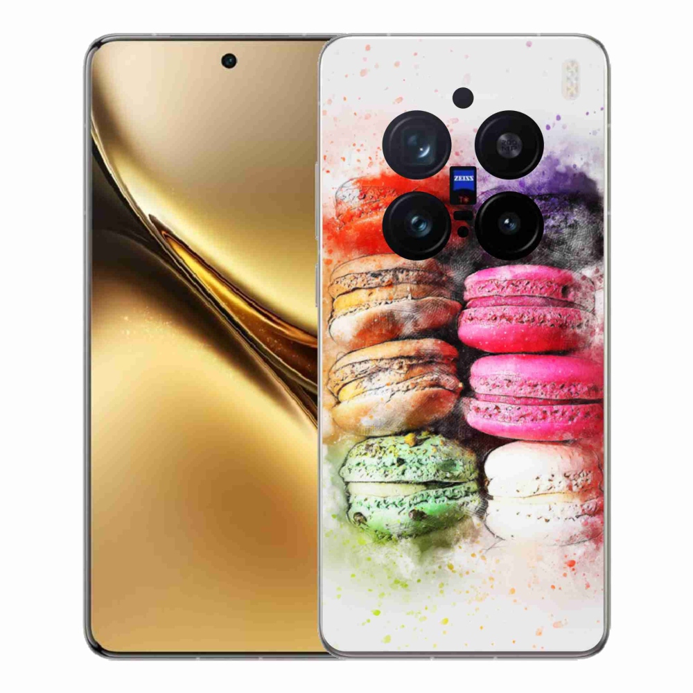 Gelový kryt mmCase na Vivo X200 Pro 5G - makrónky