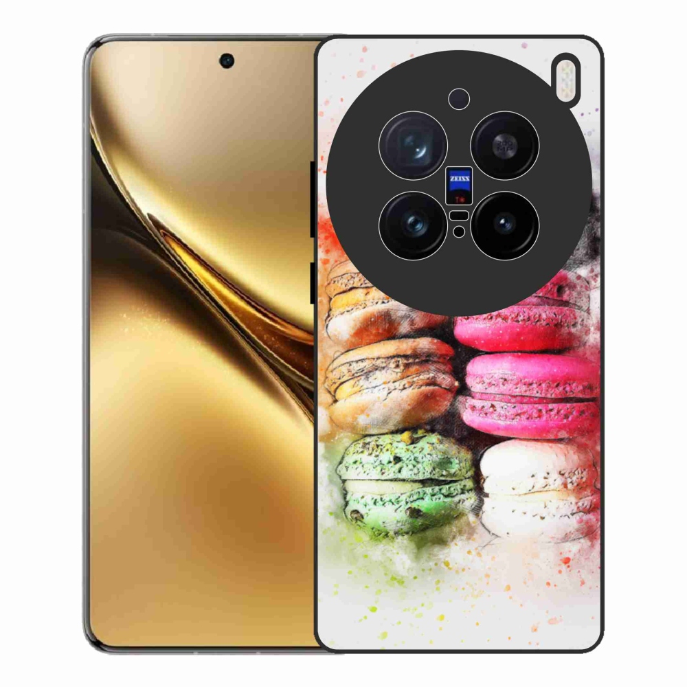 Gelový kryt mmCase na Vivo X200 Pro 5G - makrónky